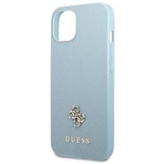 Guess Kryt Guess GUHCP13MPS4MB Apple iPhone 13 blue hardcase Saffiano 4G Small Metal Logo