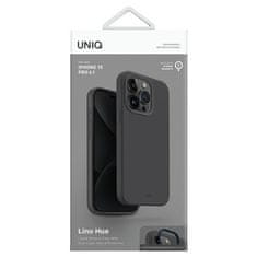 MobilPouzdra.cz Kryt UNIQ Lino Hue Apple iPhone 15 Pro MagClick Charging charcoal grey