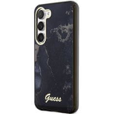 Guess Kryt Guess GUHCS23MHTMRSK Samsung Galaxy S23+ Plus black hardcase Golden Marble Collection