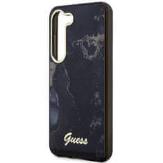 Guess Kryt Guess GUHCS23MHTMRSK Samsung Galaxy S23+ Plus black hardcase Golden Marble Collection