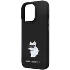 Karl Lagerfeld Kryt Karl Lagerfeld KLHCP13XSMHCNPK iPhone 13 Pro Max hardcase Silicone C Metal Pin black