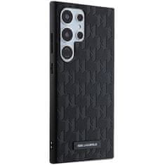 Karl Lagerfeld Kryt Karl Lagerfeld KLHCS24LSAKLHPK Samsung Galaxy S24 Ultra hardcase Saffiano Mono Metal Logo black