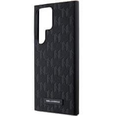 Karl Lagerfeld Kryt Karl Lagerfeld KLHCS24LSAKLHPK Samsung Galaxy S24 Ultra hardcase Saffiano Mono Metal Logo black