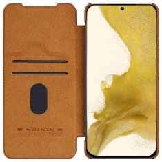 Nillkin Kryt Case Qin Leather Pro Samsung Galaxy S23+ Plus brown