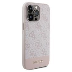 Guess Kryt Guess GUHCP14XG4GLPI Apple iPhone 14 Pro Max hardcase 4G Stripe Collection pink