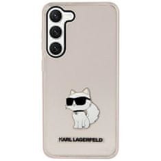 Karl Lagerfeld Kryt Karl Lagerfeld KLHCS23SHNCHTCP Samsung Galaxy S23 pink hardcase Ikonik Choupette