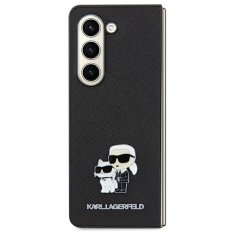 Karl Lagerfeld Kryt Karl Lagerfeld KLHCSA35SAKCNPK Samsung Galaxy A35 hardcase Saffiano Karl&Choupette Pin black