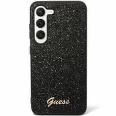 Guess Kryt Guess GUHCS24LHGGSHK Samsung Galaxy S24 Ultra hardcase Glitter Script black