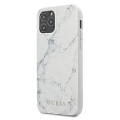 Guess Kryt Guess GUHCP12SPCUMAWH Apple iPhone 12 mini white hardcase Marble