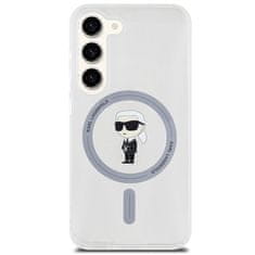 Karl Lagerfeld Kryt Karl Lagerfeld KLHMS24SHFCKNOT Samsung Galaxy S24 hardcase IML Ikonik MagSafe transparent