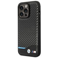 MobilPouzdra.cz Kryt BMW BMHCP14L22NBCK Apple iPhone 14 Pro black Leather Carbon