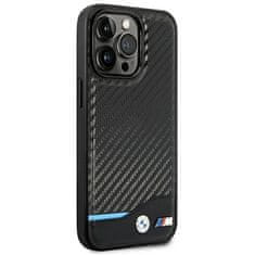 MobilPouzdra.cz Kryt BMW BMHCP14L22NBCK Apple iPhone 14 Pro black Leather Carbon