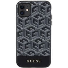 Guess Kryt Guess GUHMN61HGCFSEK Apple iPhone 11/XR black hardcase GCube Stripes MagSafe