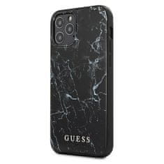 Guess Kryt Guess GUHCP12SPCUMABK Apple iPhone 12 mini black hardcase Marble