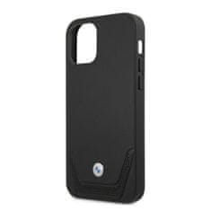 MobilPouzdra.cz Kryt BMW BMHCP12LRSWPK Apple iPhone 12 Pro Max black hardcase Leather Perforate