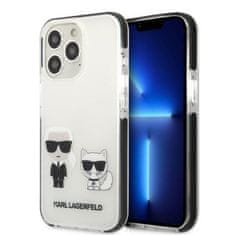 Karl Lagerfeld Kryt Karl Lagerfeld KLHCP13LTPEKCW Apple iPhone 13 Pro hardcase white Karl&Choupette