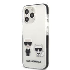 Karl Lagerfeld Kryt Karl Lagerfeld KLHCP13LTPEKCW Apple iPhone 13 Pro hardcase white Karl&Choupette