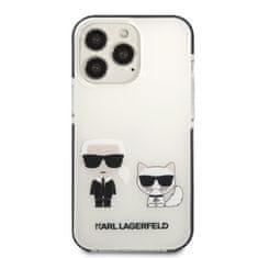 Karl Lagerfeld Kryt Karl Lagerfeld KLHCP13LTPEKCW Apple iPhone 13 Pro hardcase white Karl&Choupette