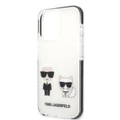 Karl Lagerfeld Kryt Karl Lagerfeld KLHCP13LTPEKCW Apple iPhone 13 Pro hardcase white Karl&Choupette