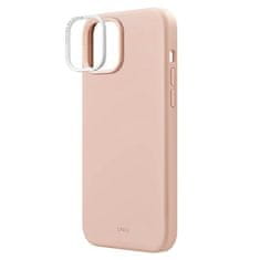 MobilPouzdra.cz Kryt UNIQ Lino Hue Apple iPhone 14 Plus / 15 Plus Magclick Charging blush pink