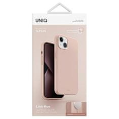 MobilPouzdra.cz Kryt UNIQ Lino Hue Apple iPhone 14 Plus / 15 Plus Magclick Charging blush pink