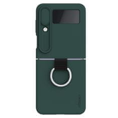 Nillkin Kryt Case CamShield Silky Silicone Samsung Galaxy Z Flip 4 green