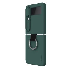 Nillkin Kryt Case CamShield Silky Silicone Samsung Galaxy Z Flip 4 green