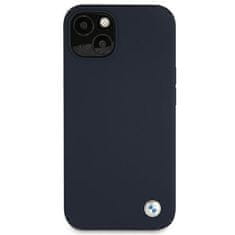 MobilPouzdra.cz Kryt BMW BMHCP13SSILNA Apple iPhone 13 mini navy hardcase Silicone Signature