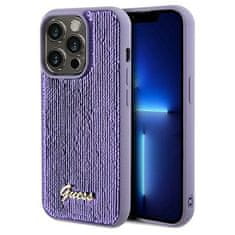 Guess Kryt Guess GUHCP13LPSFDGSUApple iPhone 13 / 13 Pro hardcase Sequin Script Metal purple