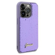 Guess Kryt Guess GUHCP13LPSFDGSUApple iPhone 13 / 13 Pro hardcase Sequin Script Metal purple