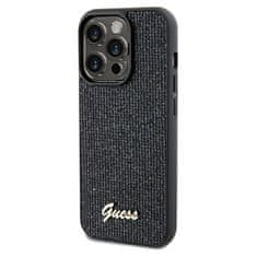 Guess Kryt Guess GUHCP13LPMSDGSK Apple iPhone 13 / 13 Pro hardcase Disco Metal Script black