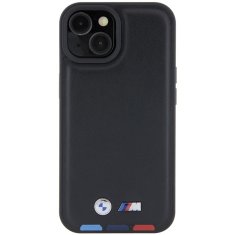 MobilPouzdra.cz Kryt BMW BMHCP15S22PTDK Apple iPhone 15 Leather Stamp Tricolor black