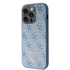 Guess Kryt Guess GUHCP14XP4TDSCPB Apple iPhone 14 Pro Max hardcase Crossbody 4G Metal Logo blue