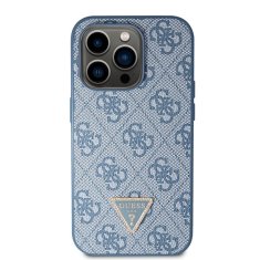 Guess Kryt Guess GUHCP14XP4TDSCPB Apple iPhone 14 Pro Max hardcase Crossbody 4G Metal Logo blue