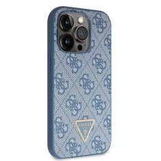 Guess Kryt Guess GUHCP14XP4TDSCPB Apple iPhone 14 Pro Max hardcase Crossbody 4G Metal Logo blue