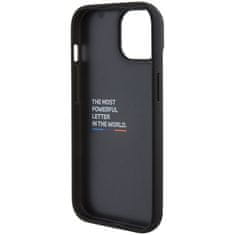 MobilPouzdra.cz Kryt BMW BMHCP15S22PTDK Apple iPhone 15 Leather Stamp Tricolor black