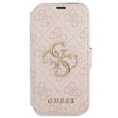 Guess Kryt Guess GUBKP13L4GMGPI Apple iPhone 13 Pro pink book 4G Big Metal Logo