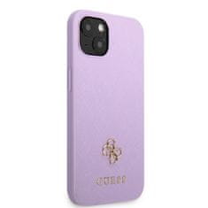 Guess Kryt Guess GUHCP13MPS4MU Apple iPhone 13 purple hardcase Saffiano 4G Small Metal Logo