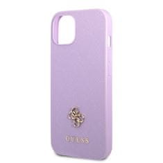 Guess Kryt Guess GUHCP13MPS4MU Apple iPhone 13 purple hardcase Saffiano 4G Small Metal Logo