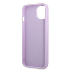 Guess Kryt Guess GUHCP13MPS4MU Apple iPhone 13 purple hardcase Saffiano 4G Small Metal Logo