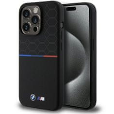 MobilPouzdra.cz Kryt BMW BMHMP15L22SMPK Apple iPhone 15 Pro hardcase M Silicone Pattern MagSafe black