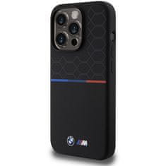 MobilPouzdra.cz Kryt BMW BMHMP15L22SMPK Apple iPhone 15 Pro hardcase M Silicone Pattern MagSafe black