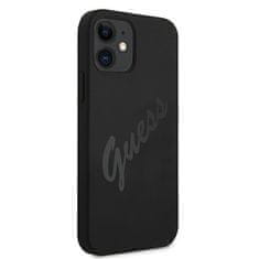 Guess Kryt Guess GUHCP12SLSVSBK Apple iPhone 12 mini black hardcase Script Vintage