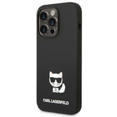 Karl Lagerfeld Kryt Karl Lagerfeld KLHCP14XSLCTBK Apple iPhone 14 Pro Max hardcase black Silicone Choupette Body