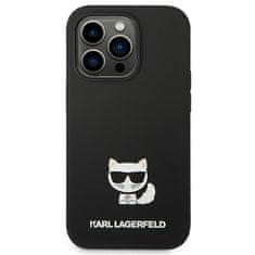 Karl Lagerfeld Kryt Karl Lagerfeld KLHCP14XSLCTBK Apple iPhone 14 Pro Max hardcase black Silicone Choupette Body