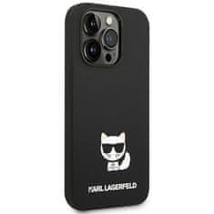 Karl Lagerfeld Kryt Karl Lagerfeld KLHCP14XSLCTBK Apple iPhone 14 Pro Max hardcase black Silicone Choupette Body