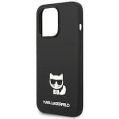 Karl Lagerfeld Kryt Karl Lagerfeld KLHCP14XSLCTBK Apple iPhone 14 Pro Max hardcase black Silicone Choupette Body