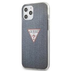 Guess Kryt Guess GUHCP12LPCUJULDB Apple iPhone 12 Pro Max dark blue hardcase Jeans Collection