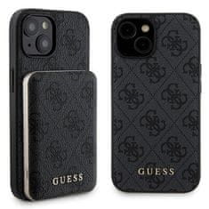 Guess Kryt Guess GUBPM5P15S4GEMGK Apple iPhone 15 hardcase + Powerbank 5000mAh MagSafe 4G Metal Logo black