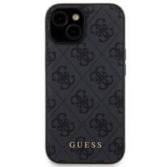 Guess Kryt Guess GUBPM5P15S4GEMGK Apple iPhone 15 hardcase + Powerbank 5000mAh MagSafe 4G Metal Logo black